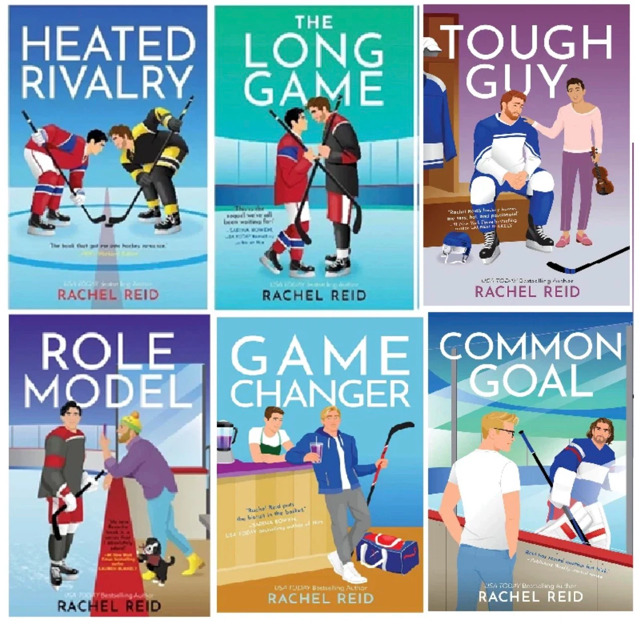 Rachel Reid 6 book set lot NEW