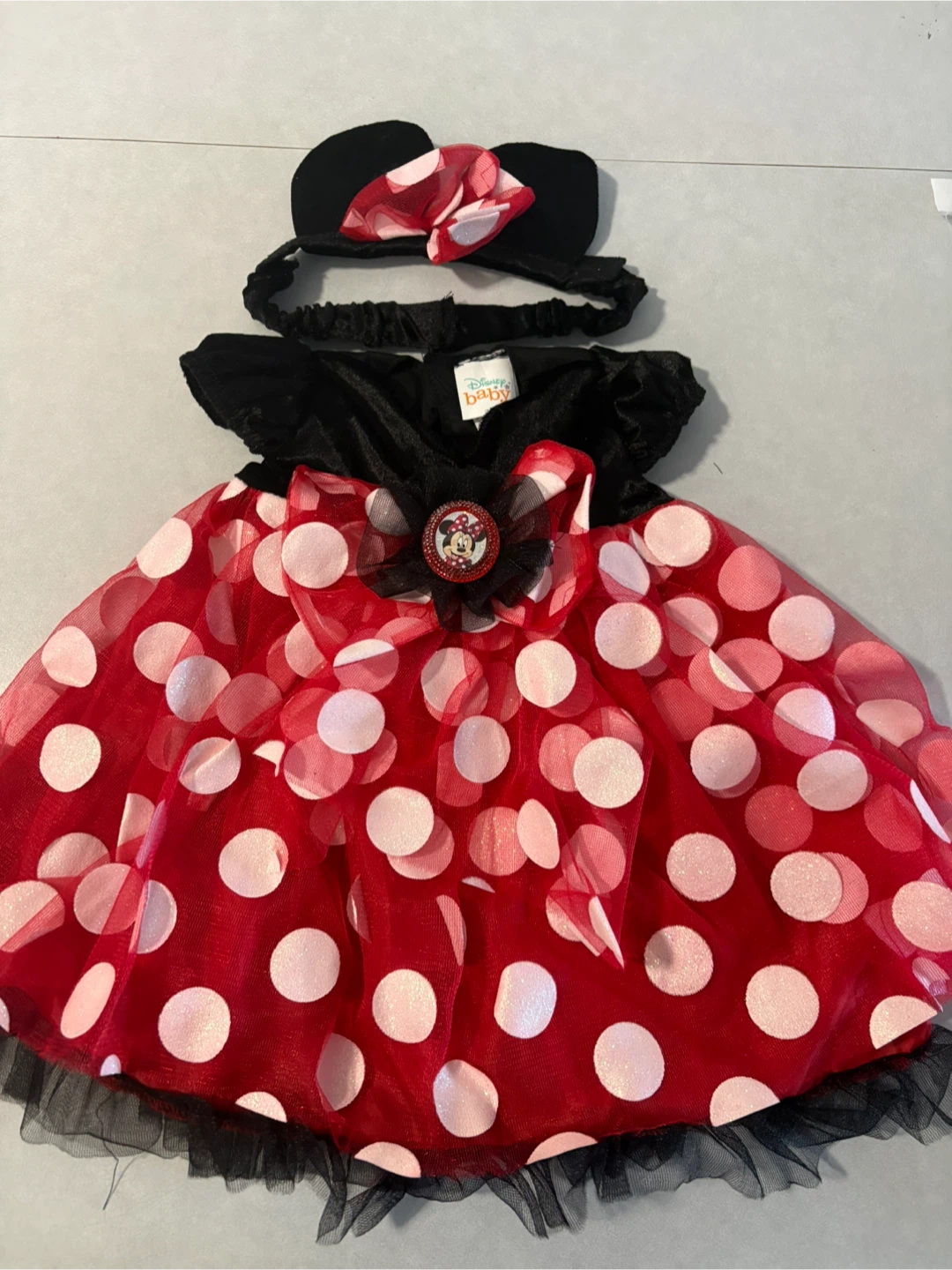 Disney Baby Minnie Mouse Dress and Headband - photo 2