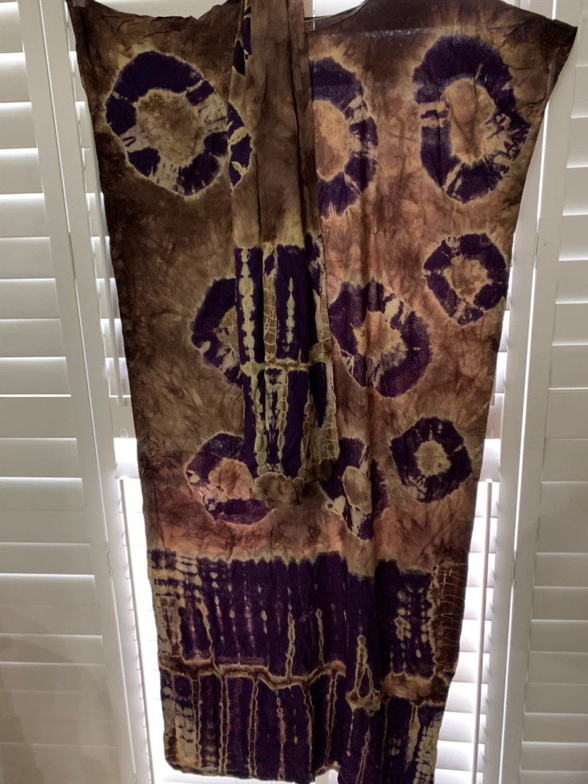 Tie-dye Kaftan Cover-up - photo 2