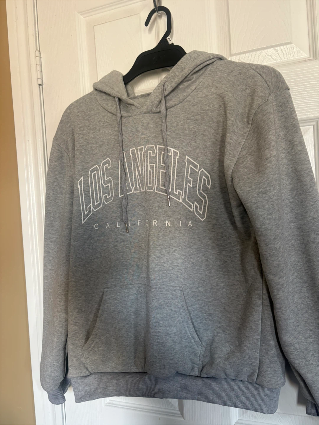 SHEIN Los Angeles Hoodie Grey