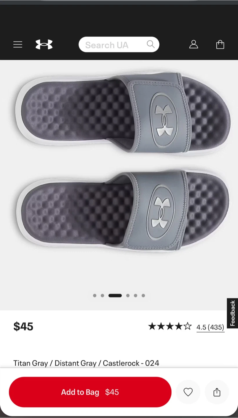 Under Armour Slides - photo 2