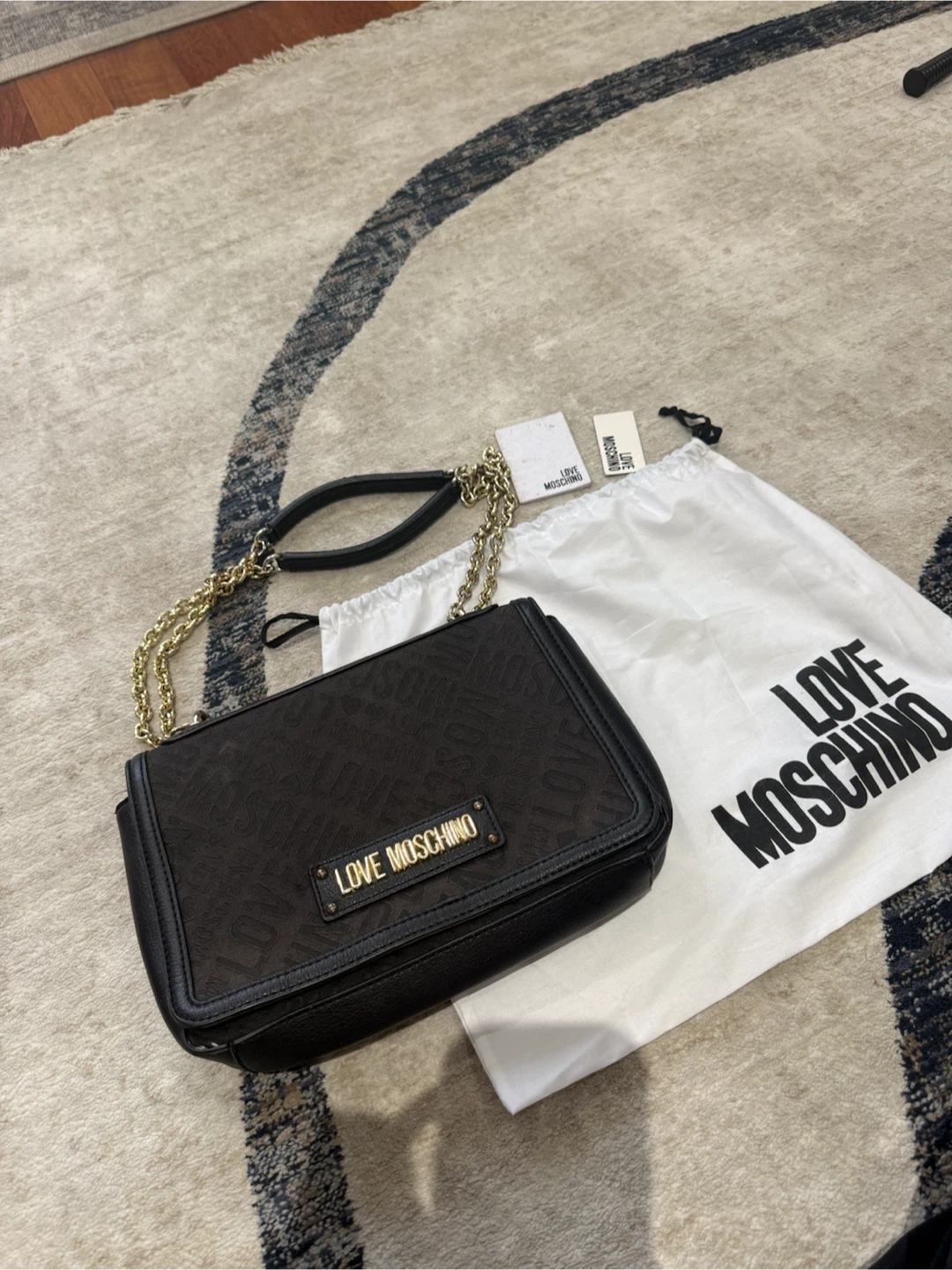 Love Moschino Black Shoulder Bag