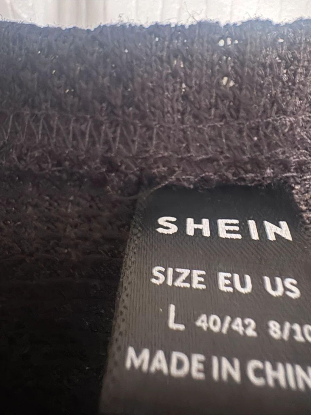 SHEIN black long-sleeve sweater - photo 2