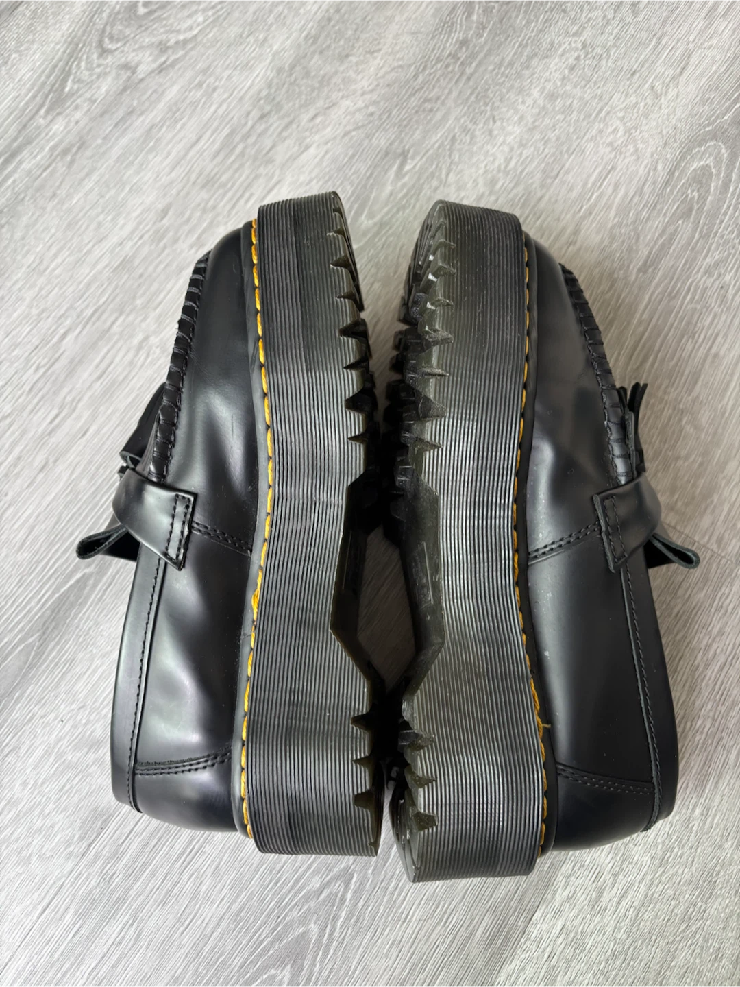 Dr. Martens Black Adrian Platform Tassel Loafers - photo 2