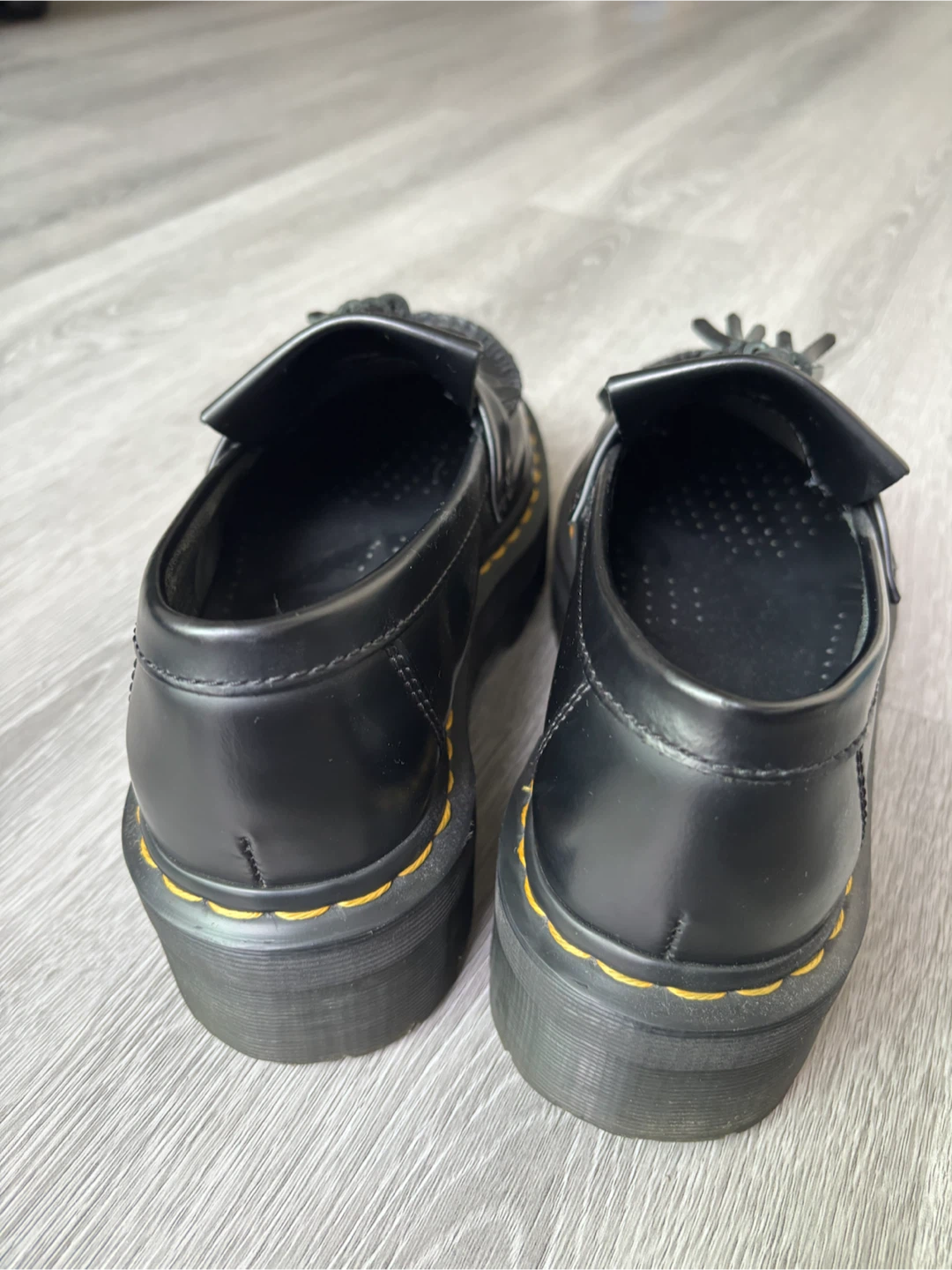 Dr. Martens Black Adrian Platform Tassel Loafers - photo 3