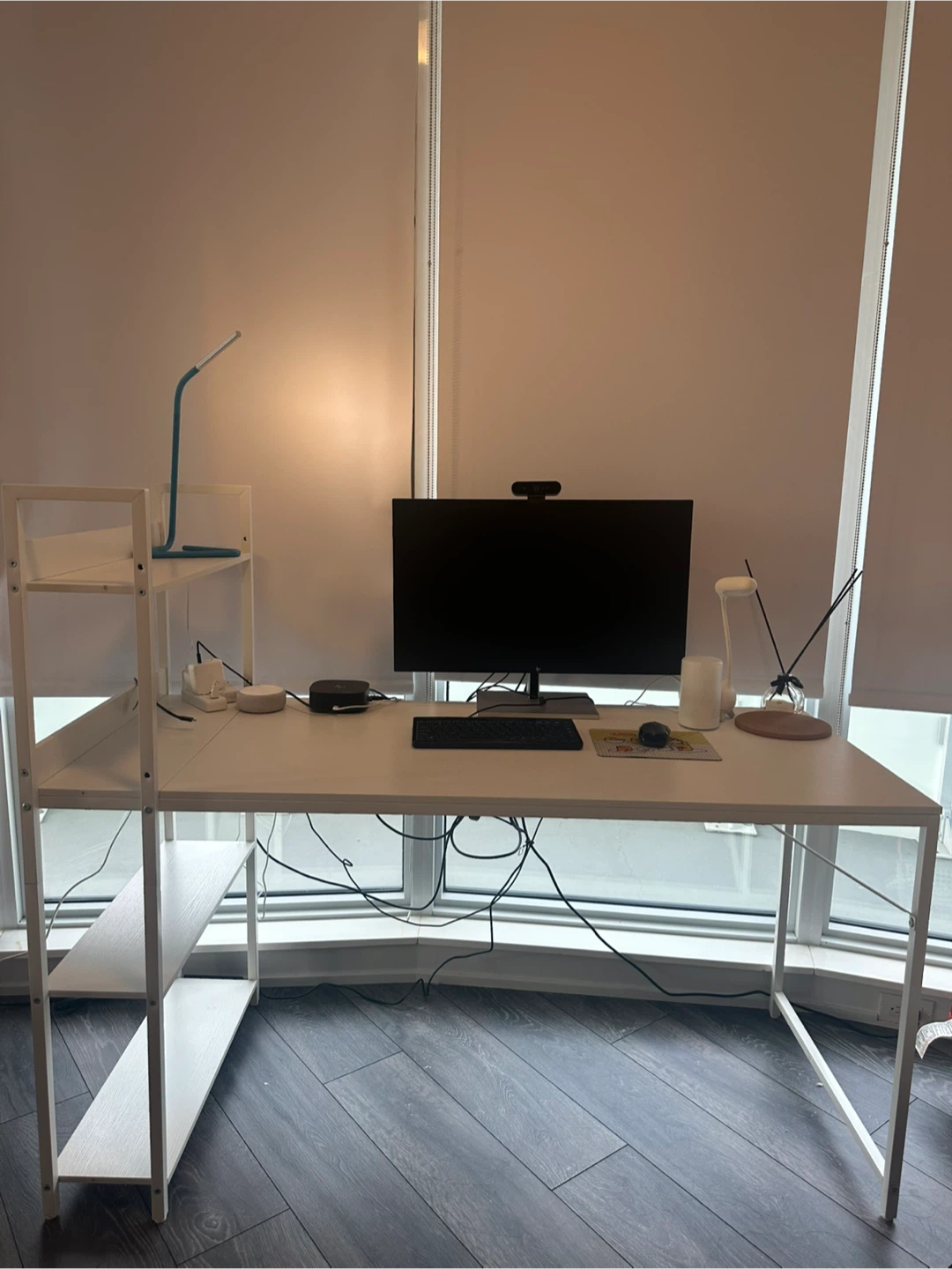 55 inch white table