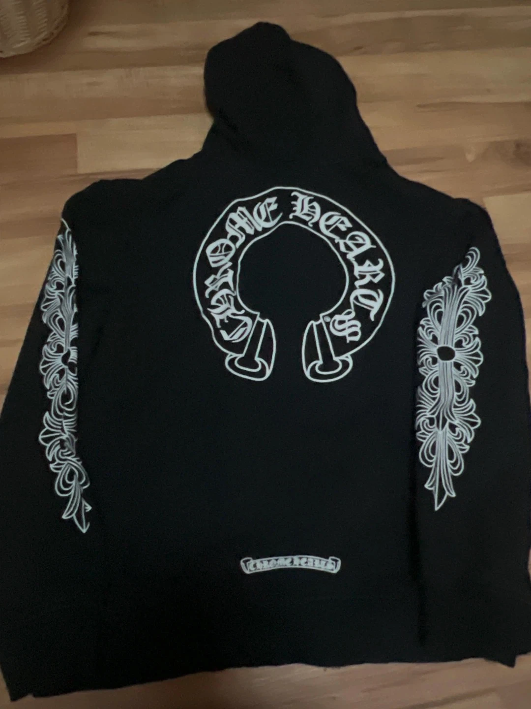 Chrome Hearts Black Full Zip Hoodie - photo 2