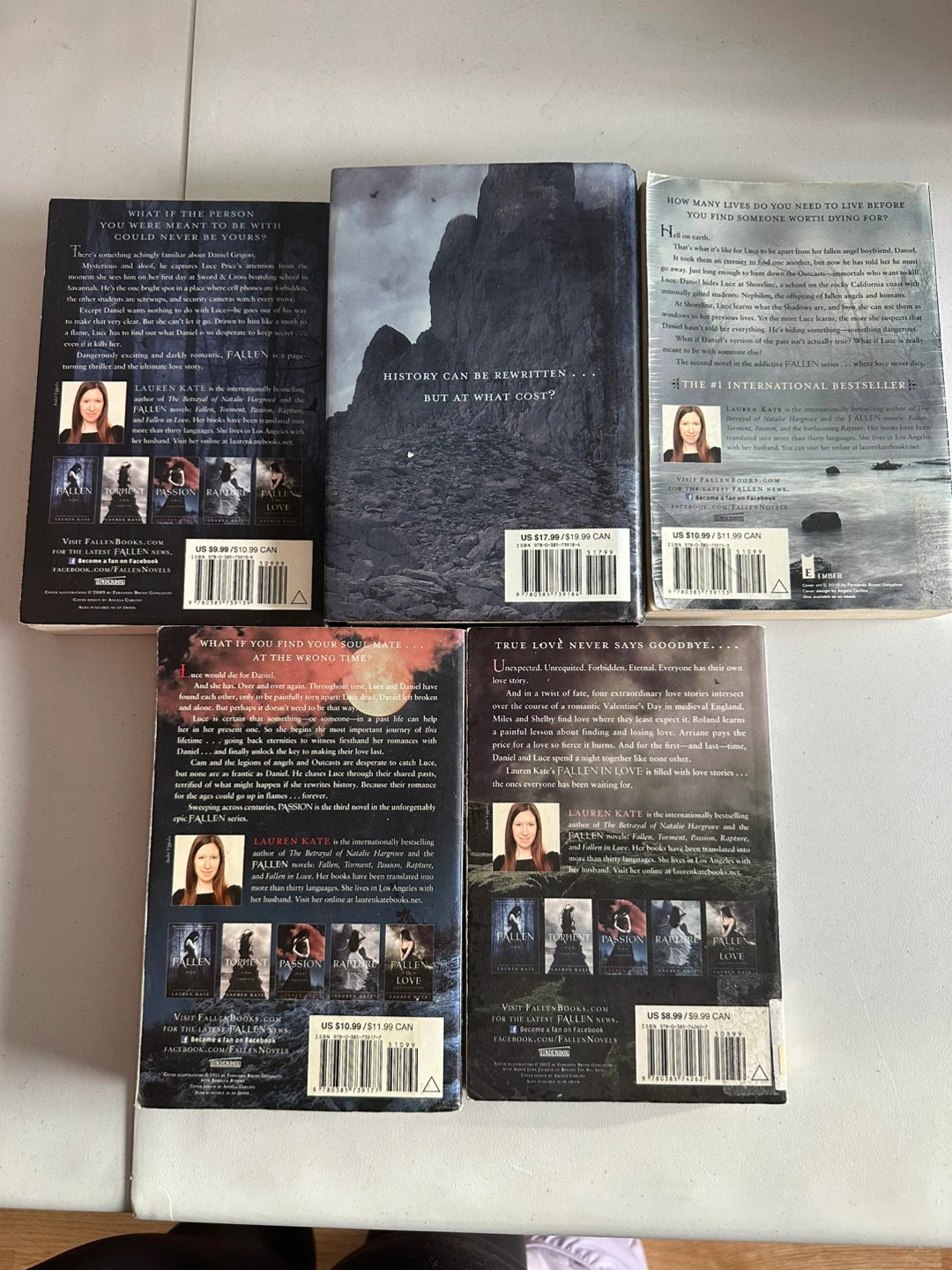 Fallen Series by Lauren Kate - 5 Book Collection - photo 2