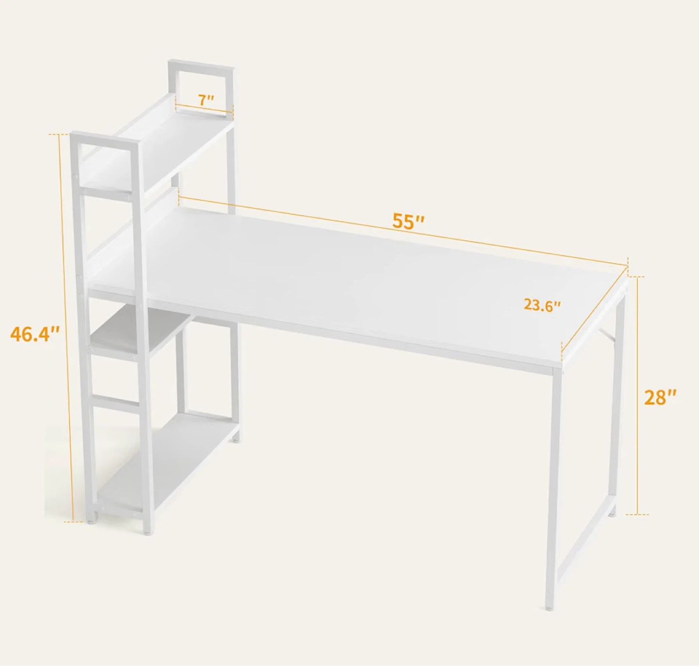 55 inch white table - photo 2