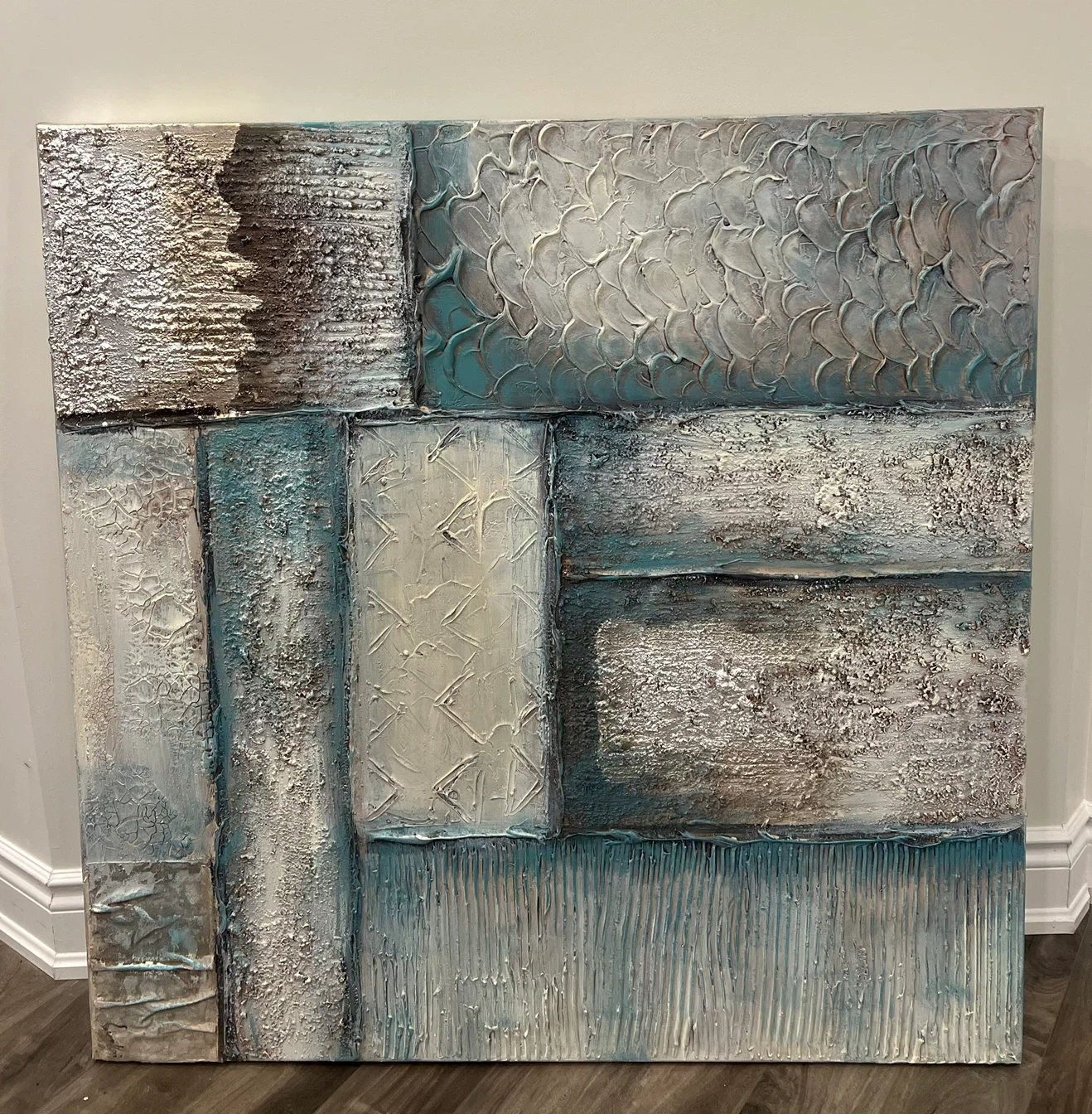 Large Abstract Textured Wall Art