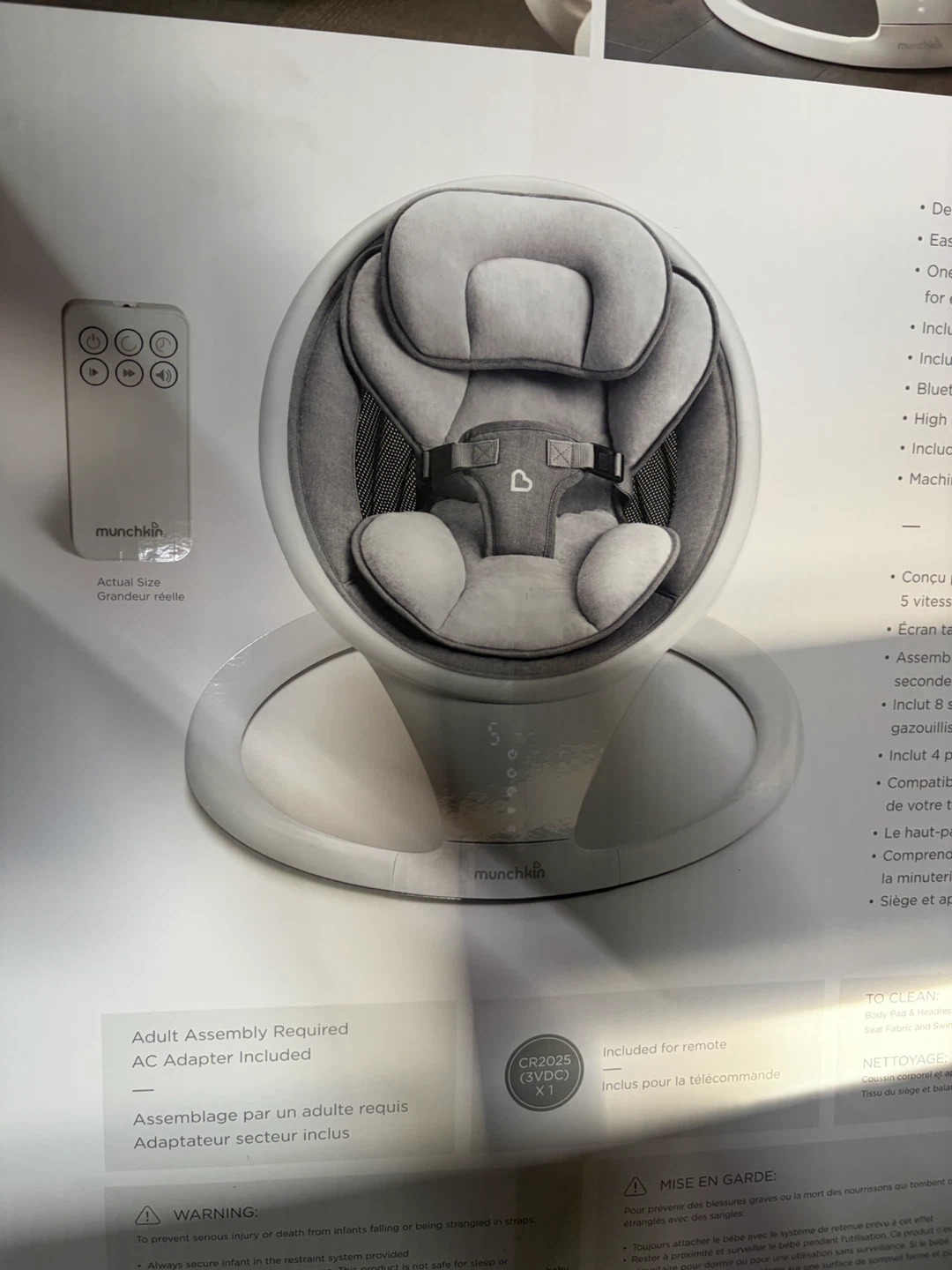 Munchkin Bluetooth Baby Swing - photo 2