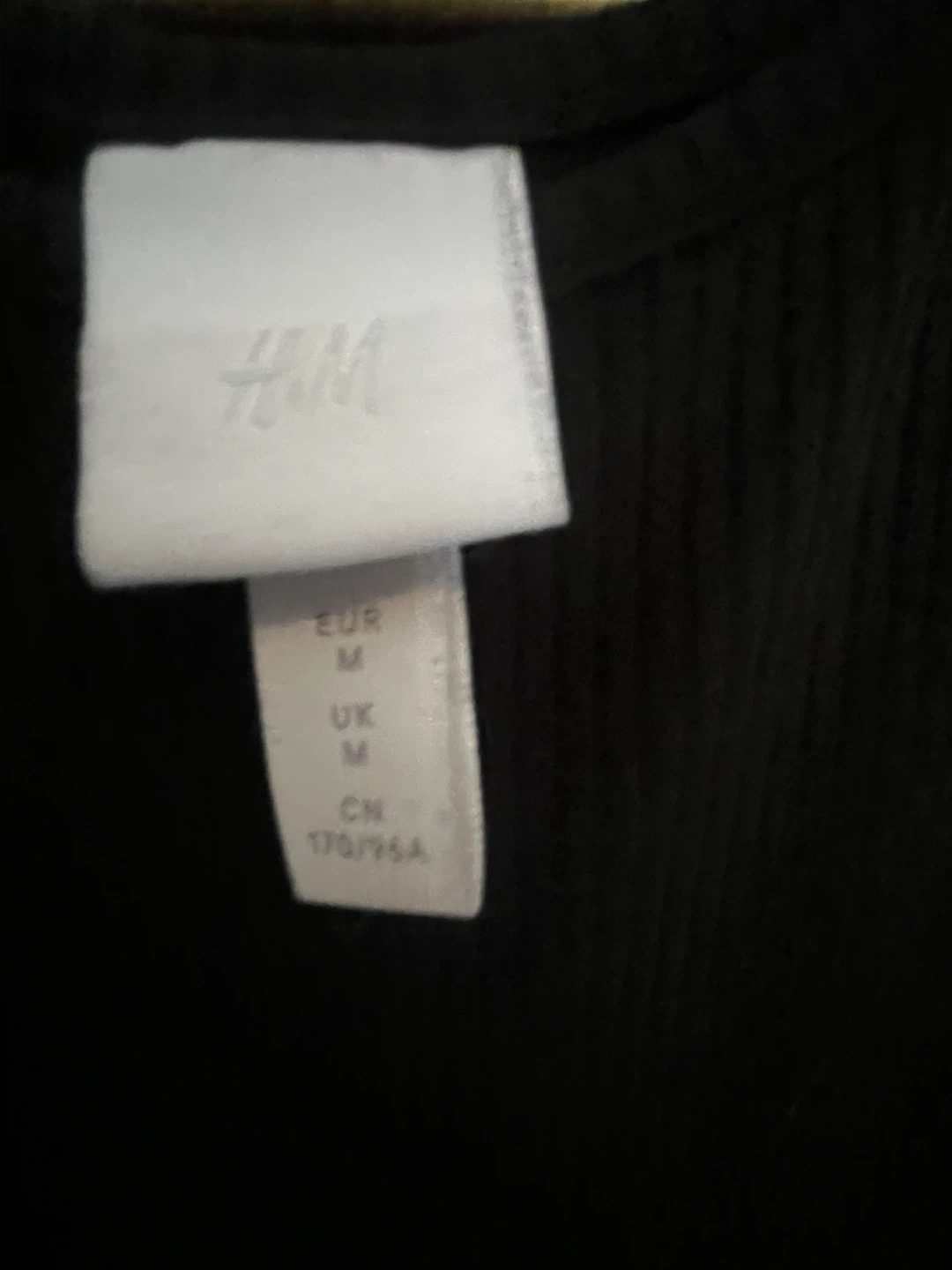 H&M Black Ribbed Tank Dress - photo 2