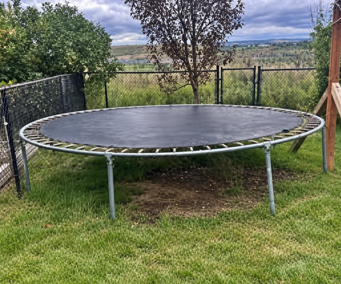 MOVING SALE – Large Outdoor Trampoline -only $120! - photo 3