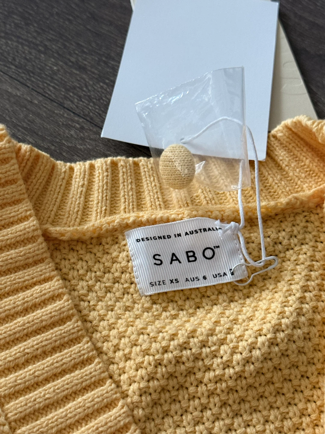 Sabo Vacation set yellow cardigan and shorts set - photo 5