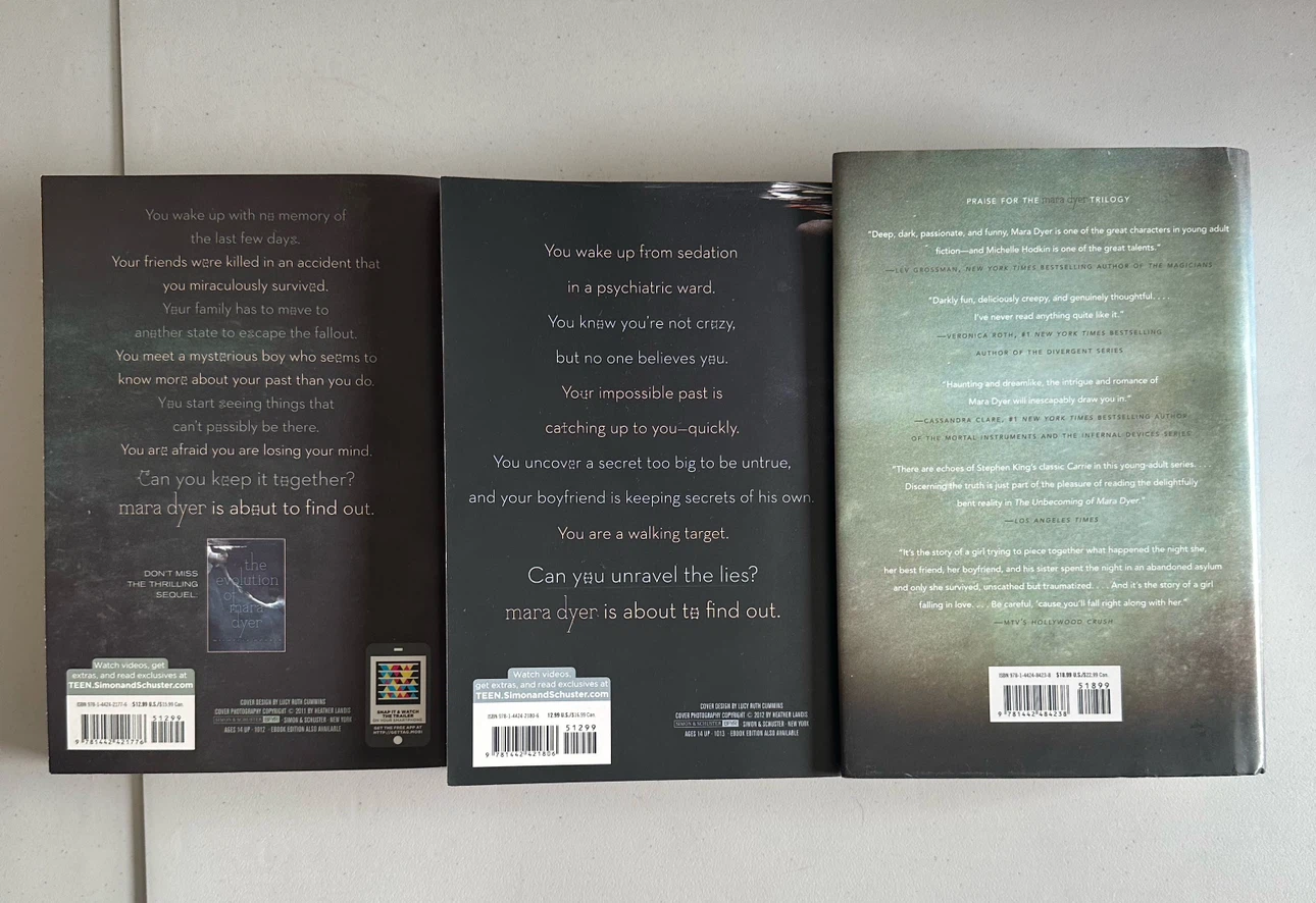 The Mara Dyer Trilogy by Michelle Hodkin - photo 2