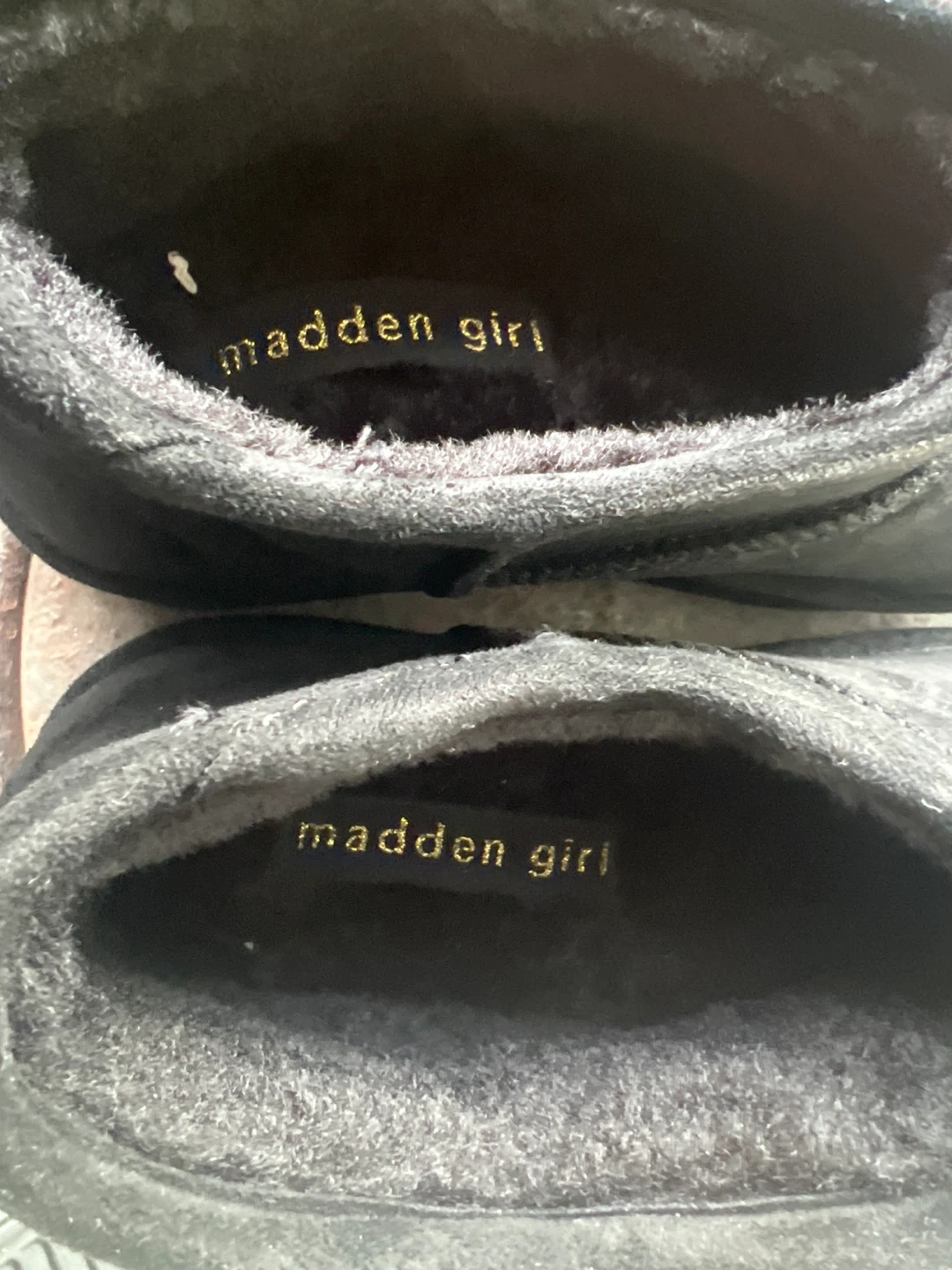Madden Girl Black Faux Fur Ankle Boots - photo 4