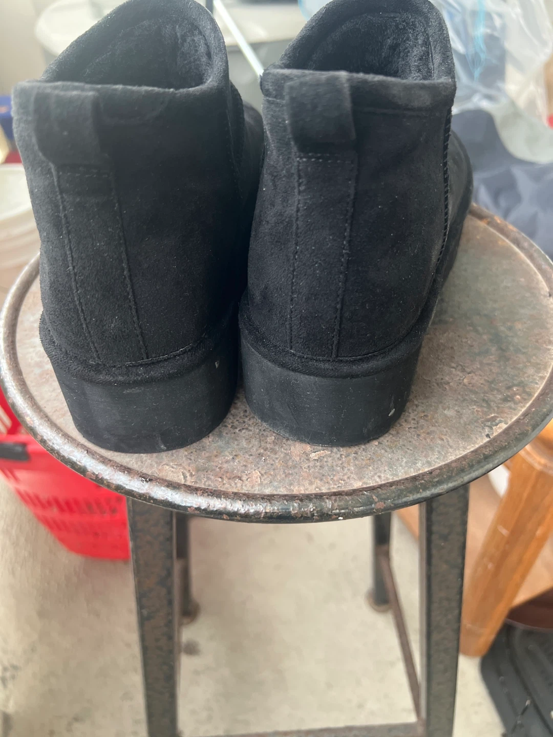 Madden Girl Black Faux Fur Ankle Boots - photo 5