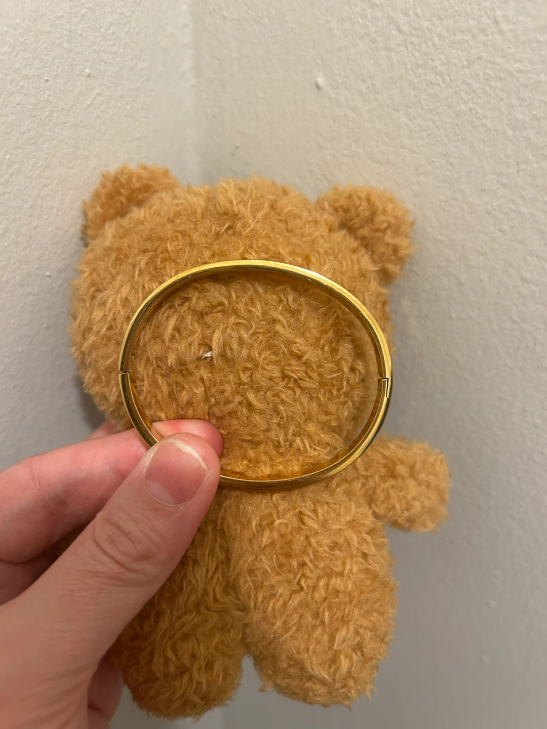 Gold Clover CZ Bangle Bracelet - photo 4
