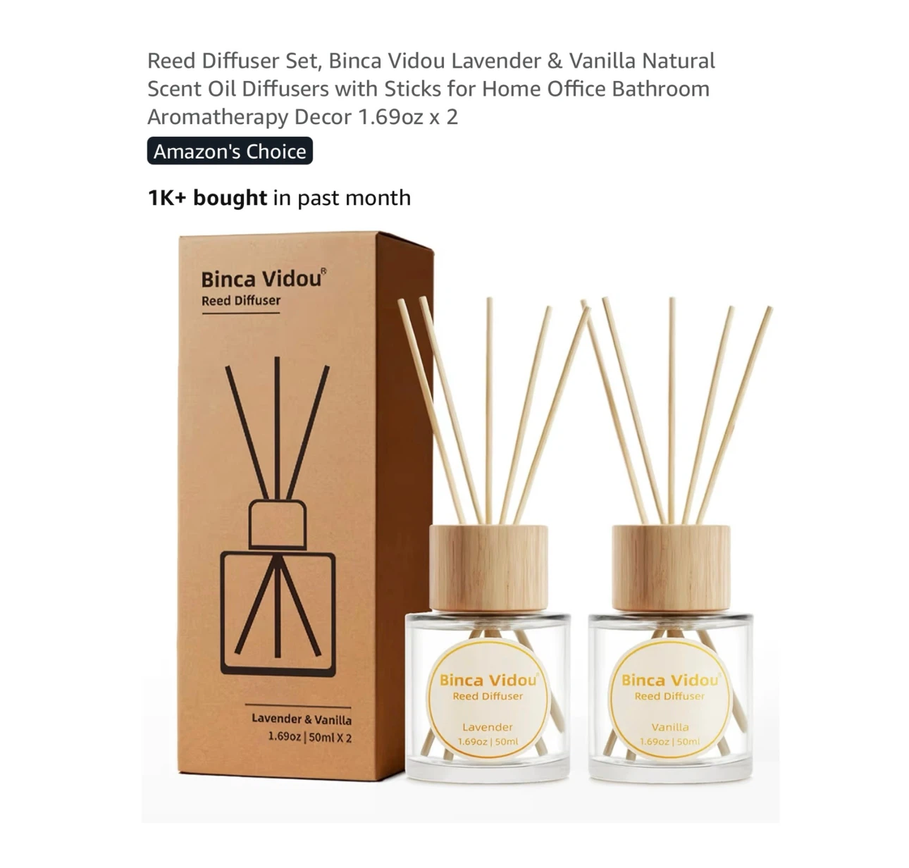 Brand new Reed Diffuser Set