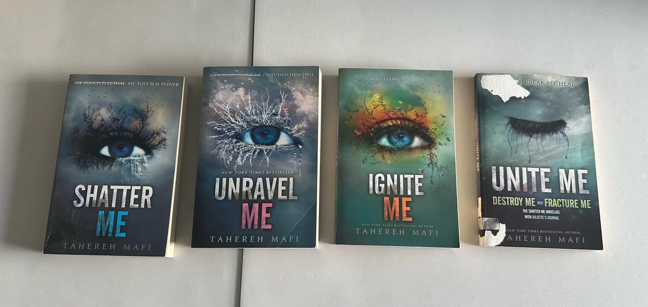 Shatter Me Series by Tahereh Mafi - 4 Book Set