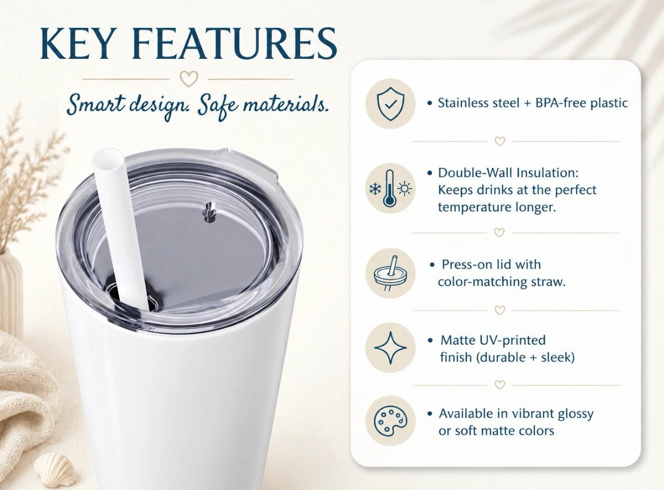 Birth Flower Tumbler 20 oz | Custom Name or Your Own Design - photo 3