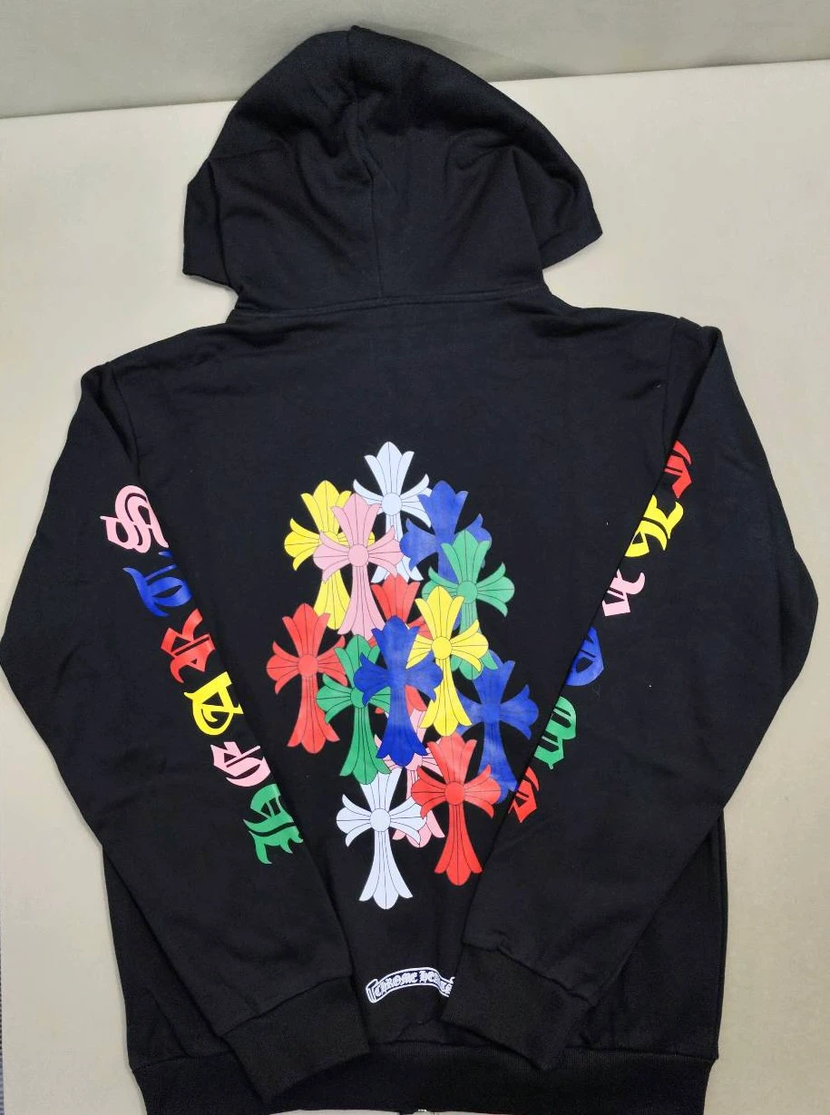 Chrome Hearts Multi-Colour Cross Zip Hoodie - photo 2