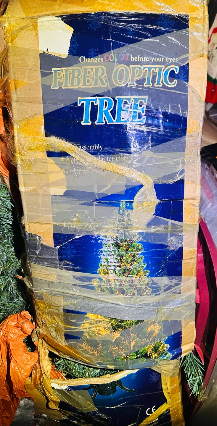 6’ Color Changing Fiber Optic Christmas Tree