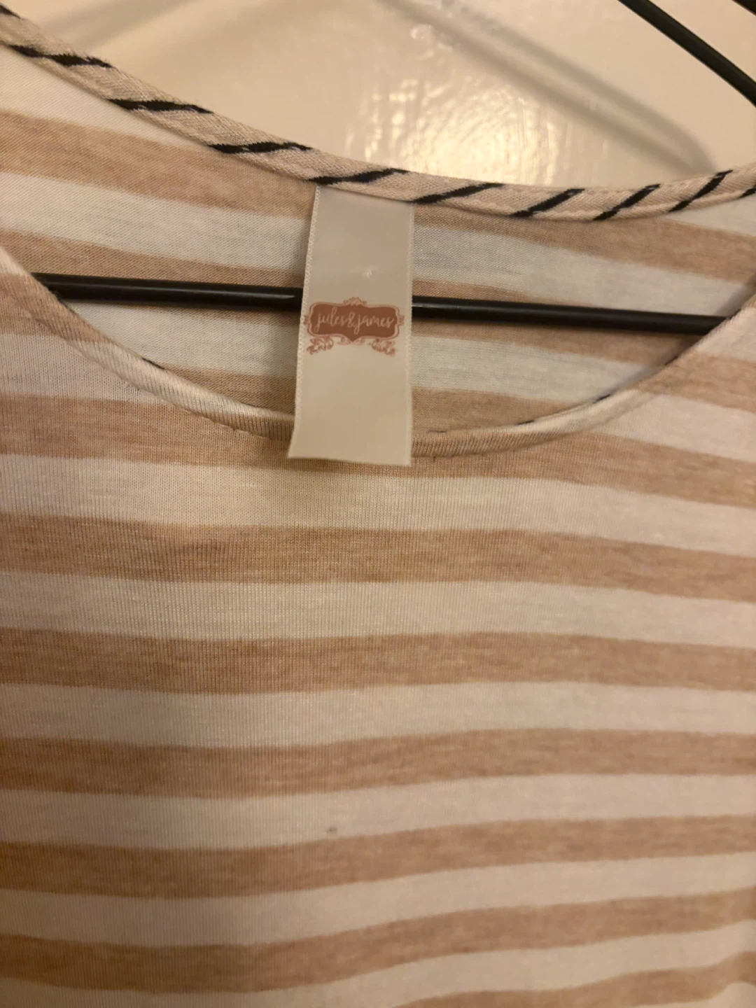 Jules & James Floral Stripe Long Sleeve Tunic - photo 4