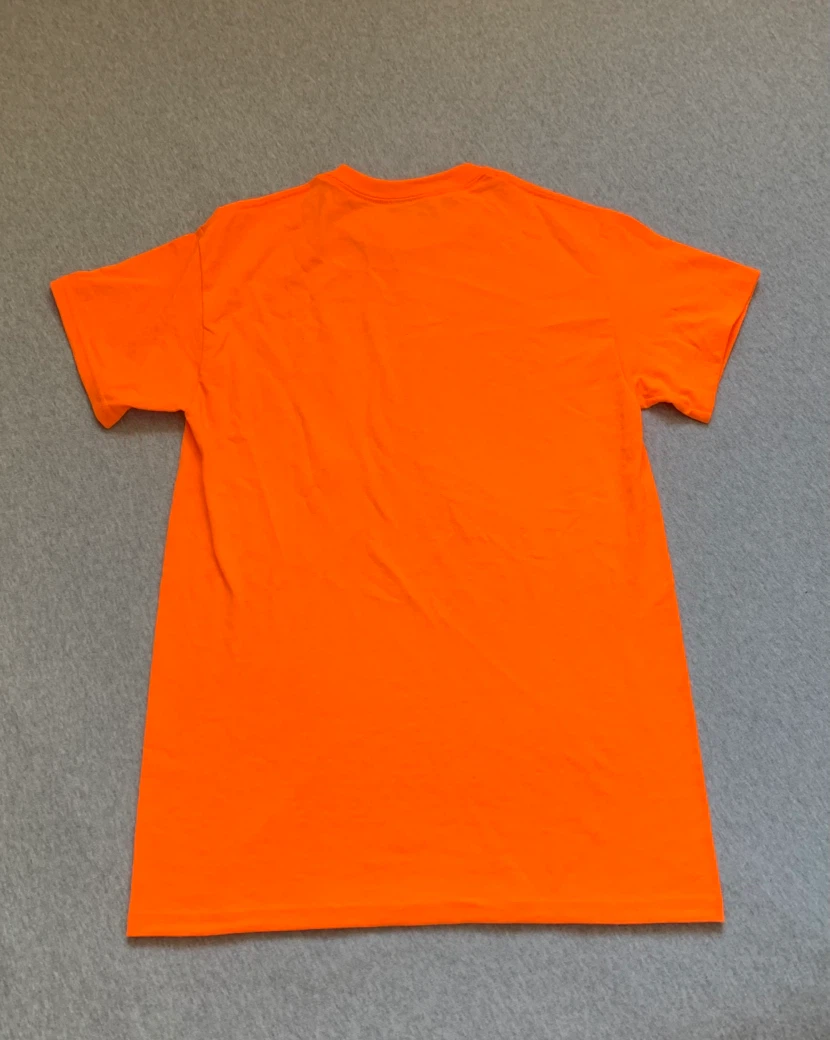 Gildan Heavy Cotton T-Shirt Safety Orange - Size Small - photo 2