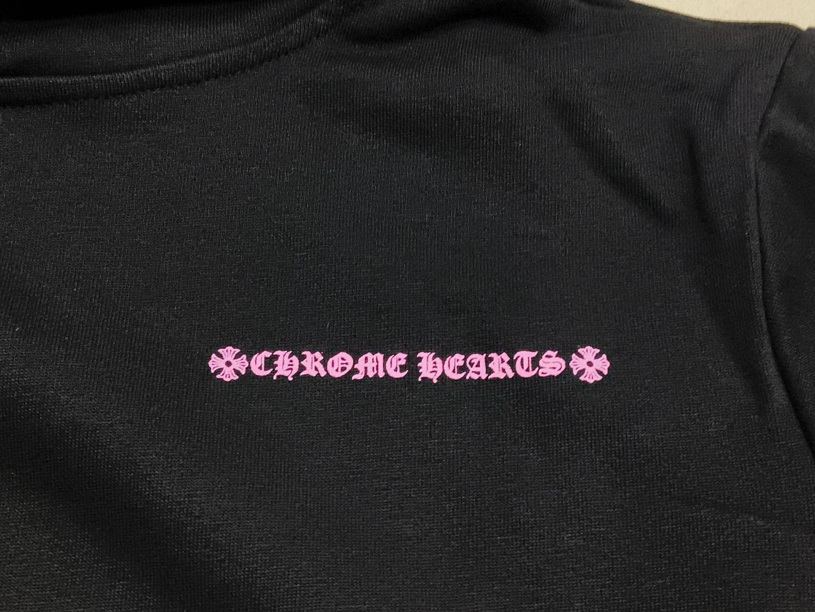 Chrome Hearts Hoodie Black and Pink - photo 3