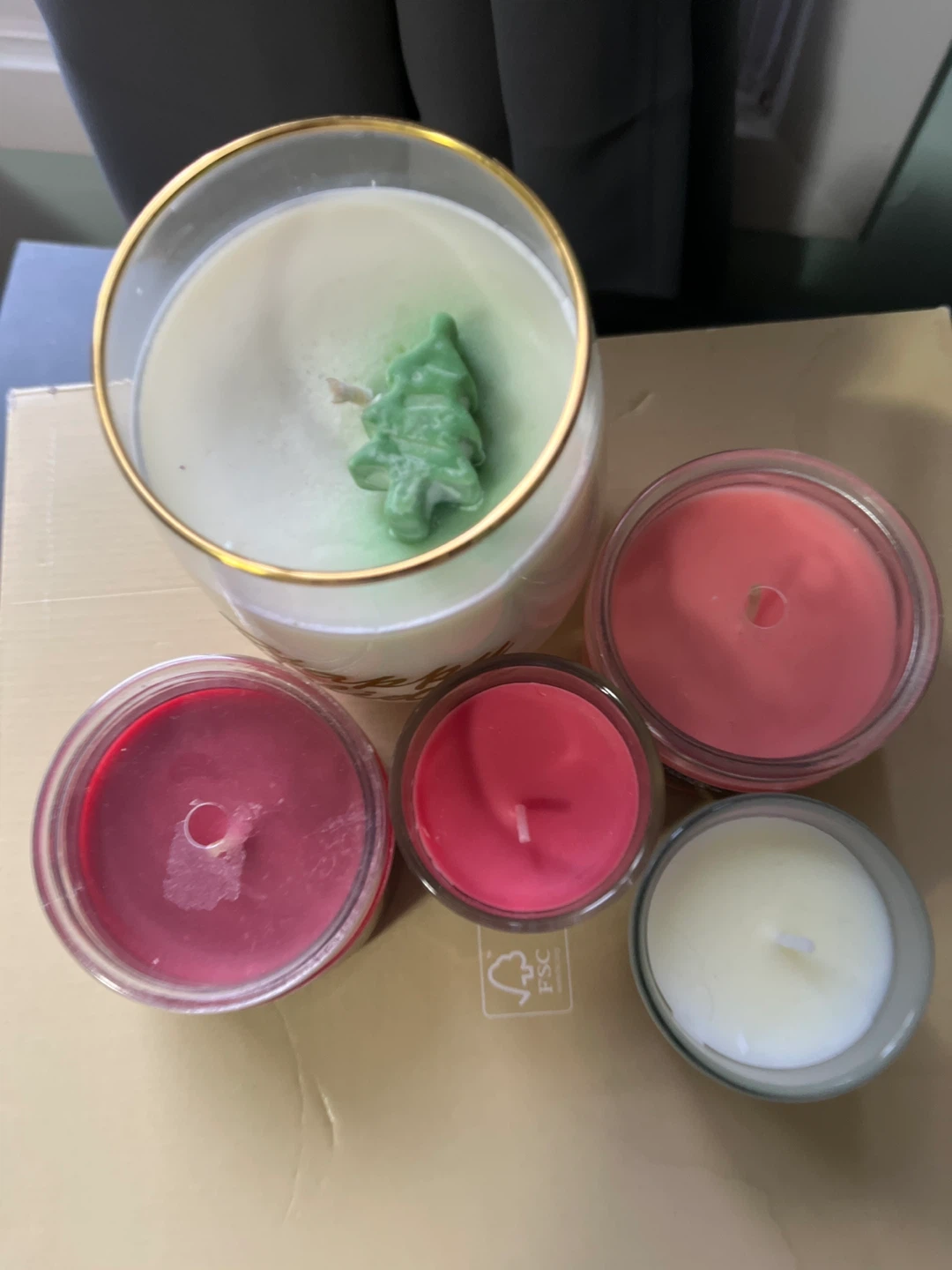 Assorted Scented Candles, Set of 5 - photo 2
