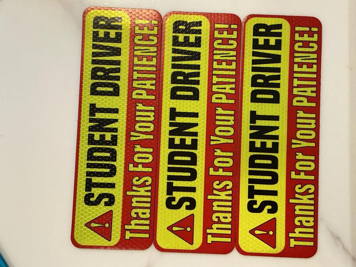 Student Driver Magnet Signs - Set of 3 - photo 2