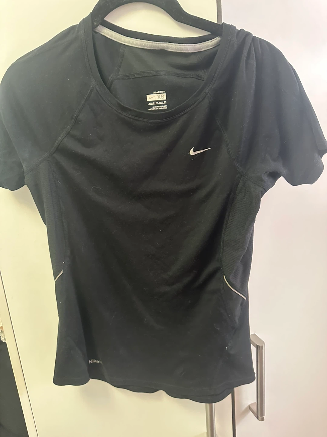 Nike Fit Dry Black Athletic T-Shirt - XS