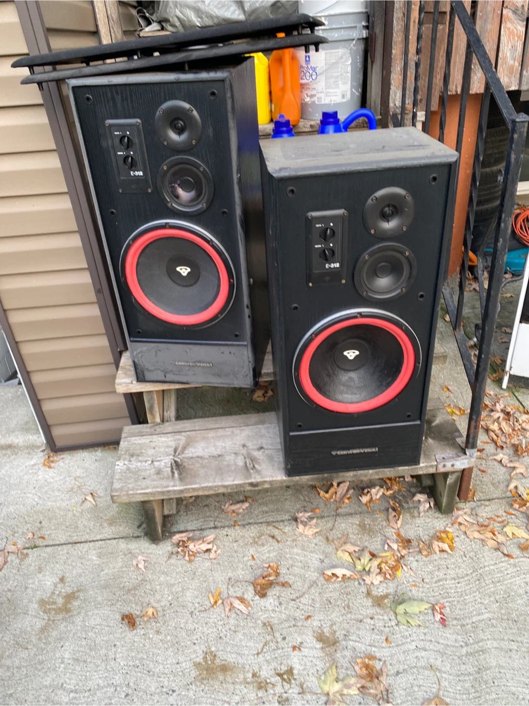 For parts Cerwin-Vega E-312 Floor Speakers