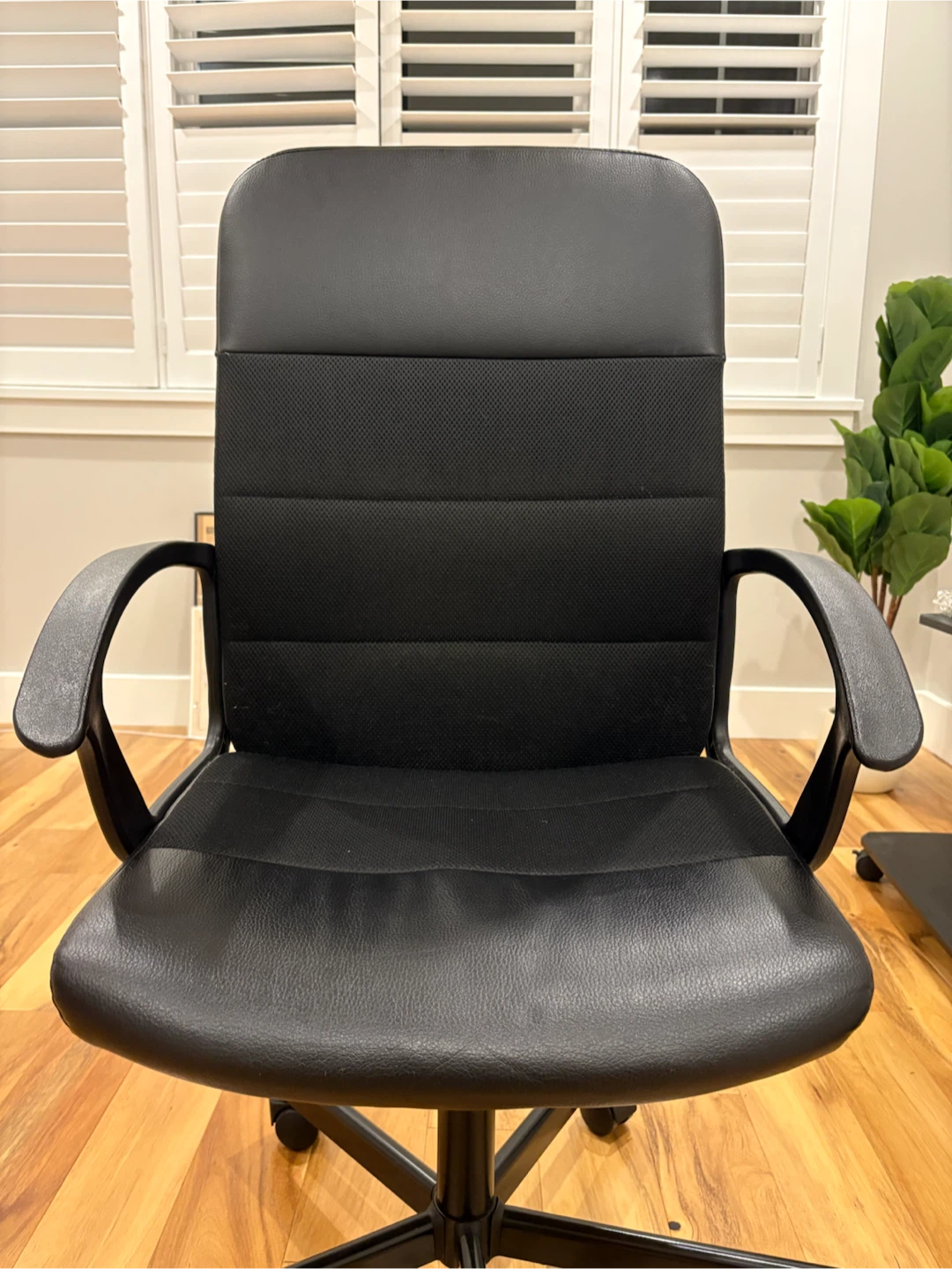IKEA Black Swivel Office Chair