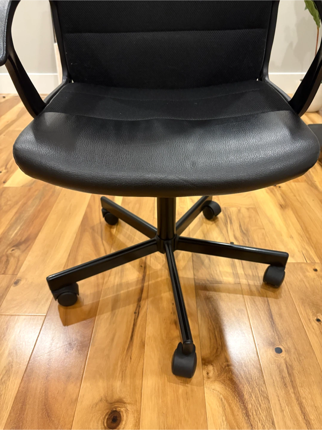 IKEA Black Swivel Office Chair - photo 2