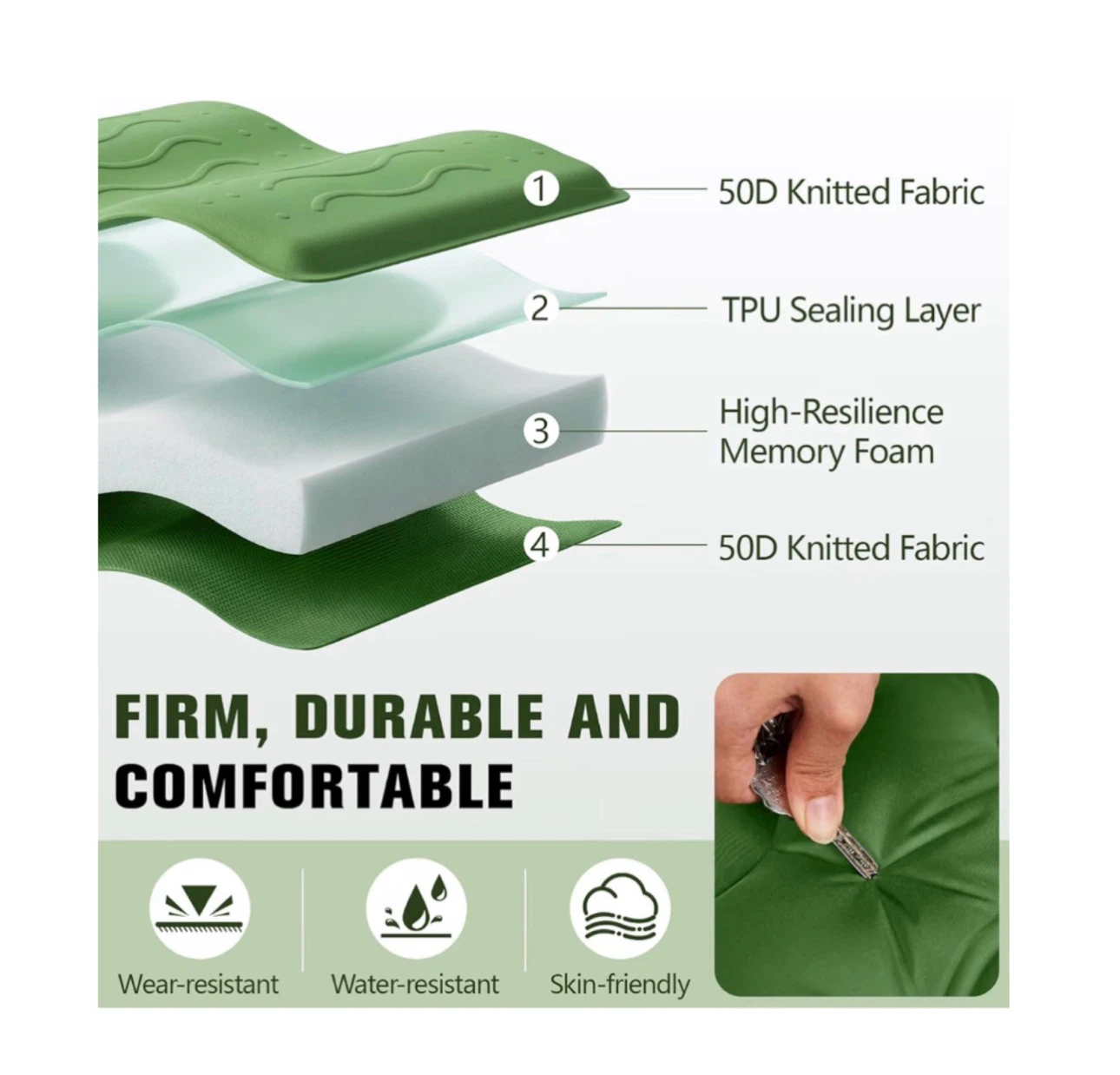 Brand new Memory Foam Sleeping Pad - photo 4