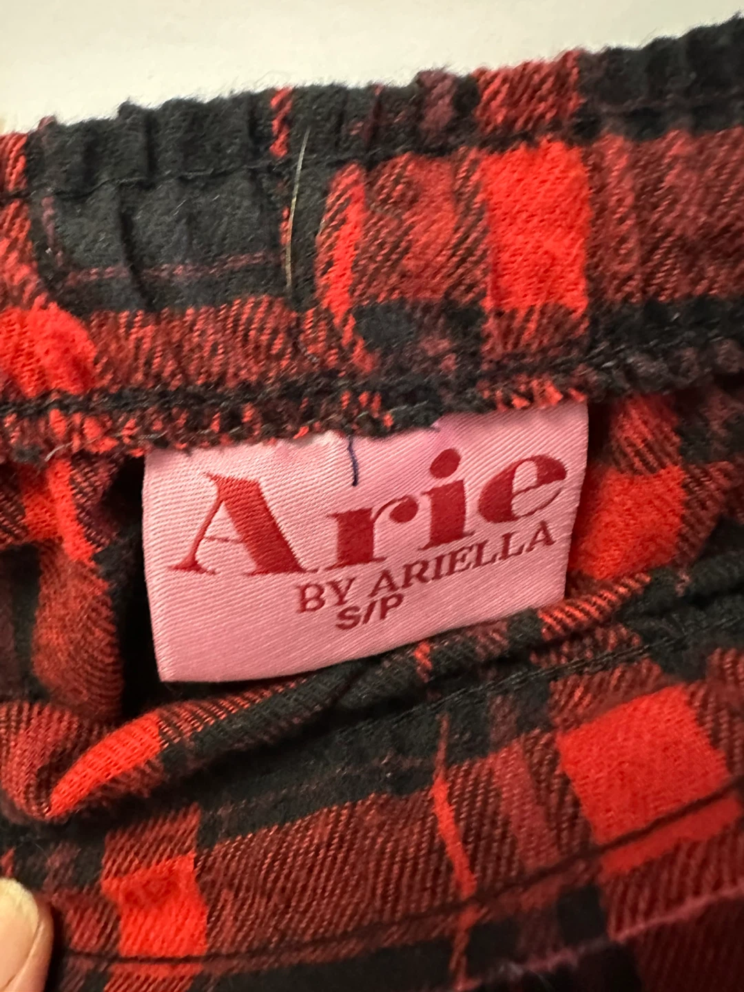 Arie by Ariella Red and Black Plaid Shorts - photo 3