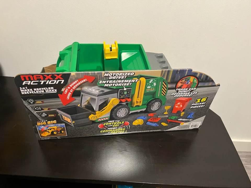 Maxx Action 3-in-1 Recycler Truck Toy - photo 3