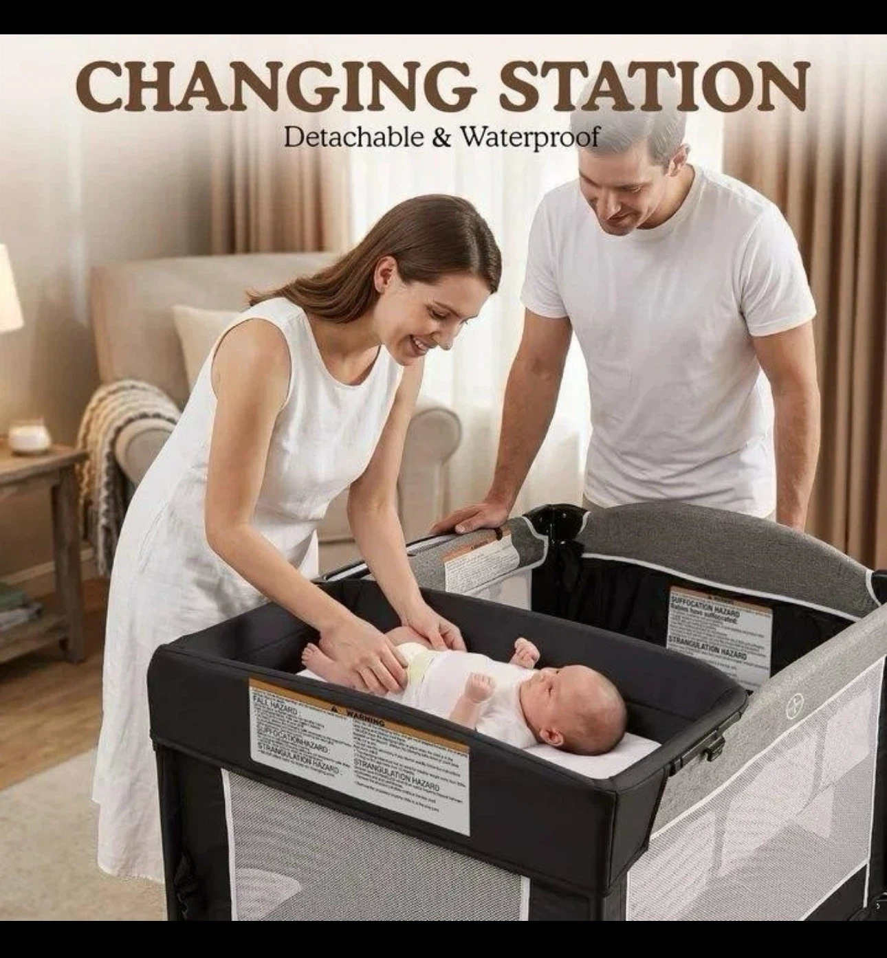 Pack N Play Changing Station with Mesh Sides - photo 3