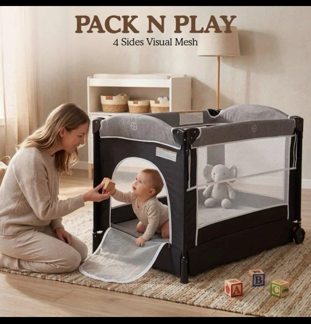 Pack N Play Changing Station with Mesh Sides - photo 4