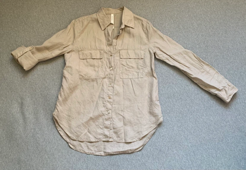 The Group BABATON Linen Button-Down Shirt - Size XS