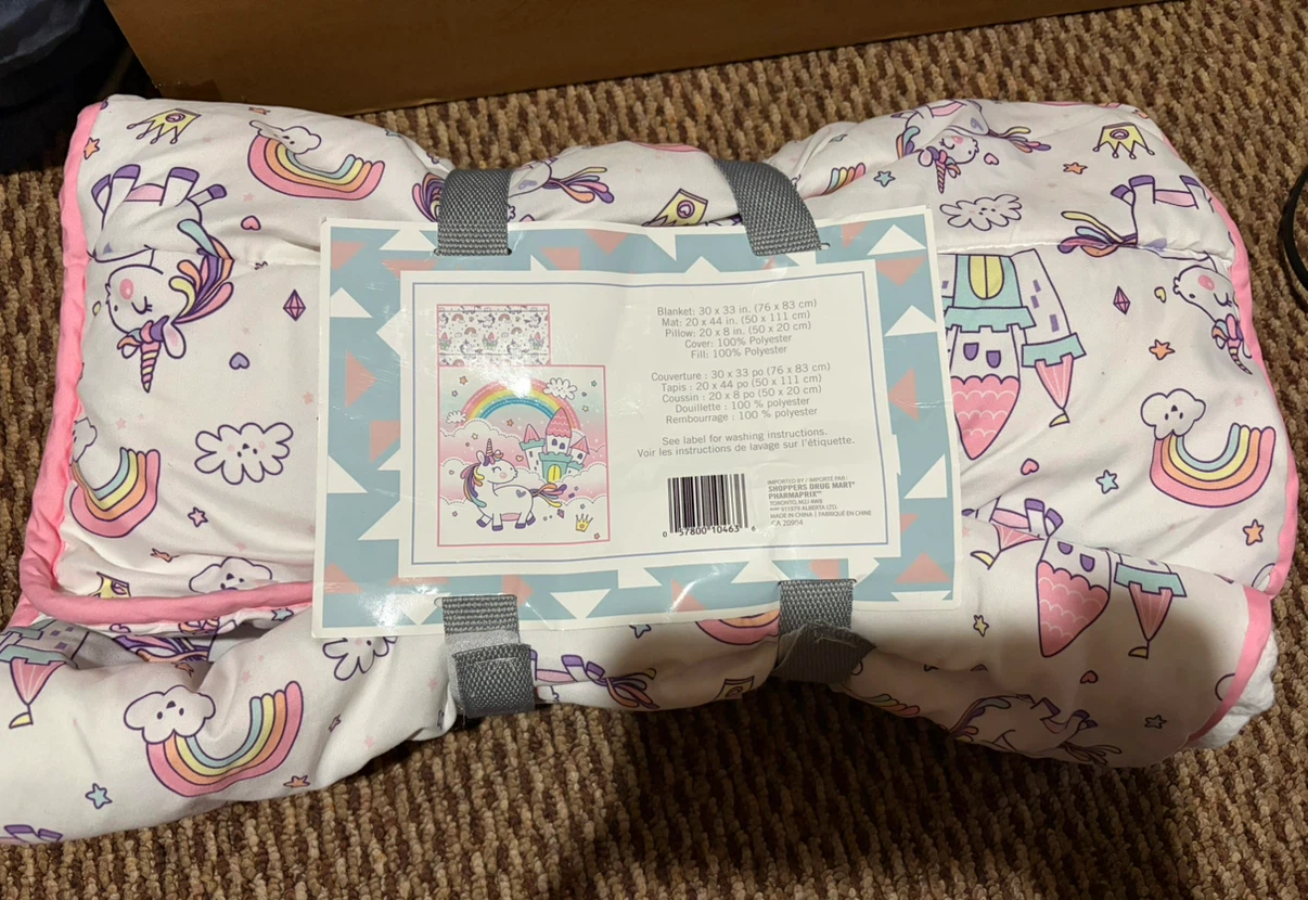 Unicorn Naptime Blanket with Attached Pillow - photo 2