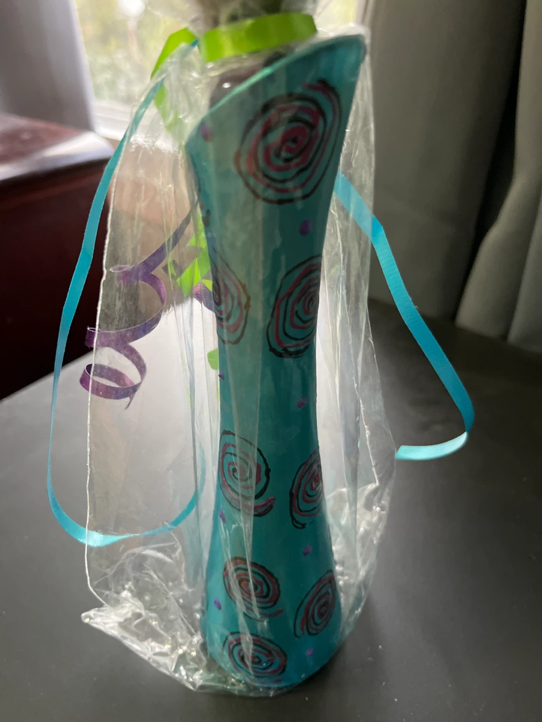 Decorative Vase with Wooden Flower Bouquet - photo 3