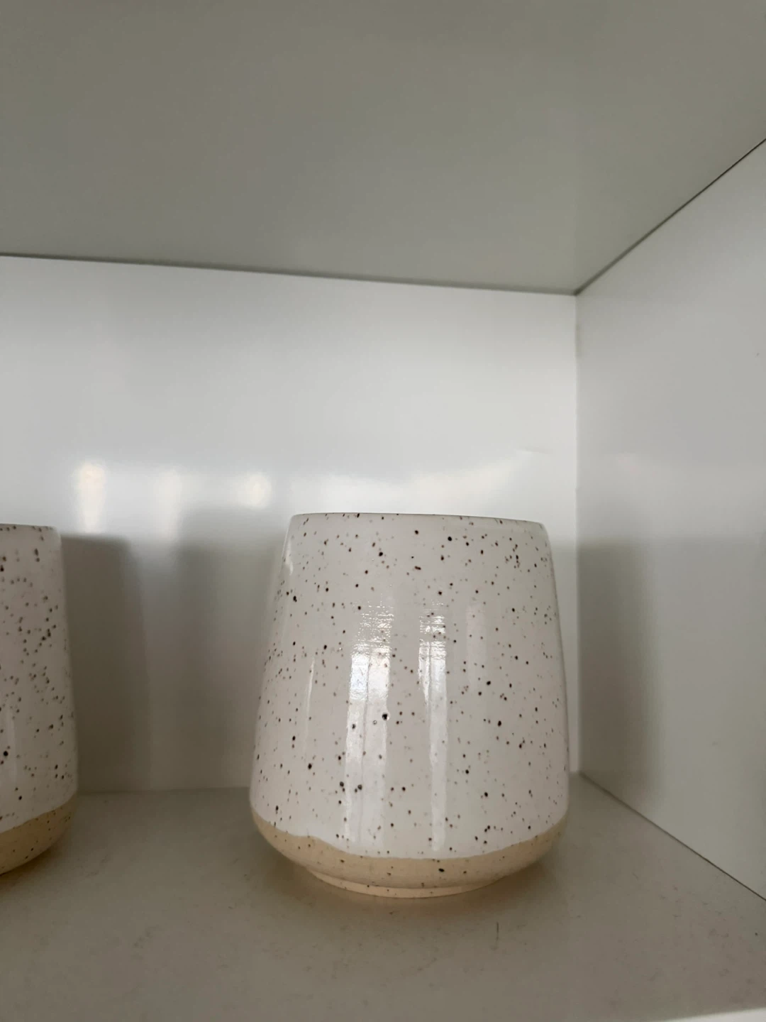 Set of 3 Speckled Ceramic Tumbler Mugs - photo 2