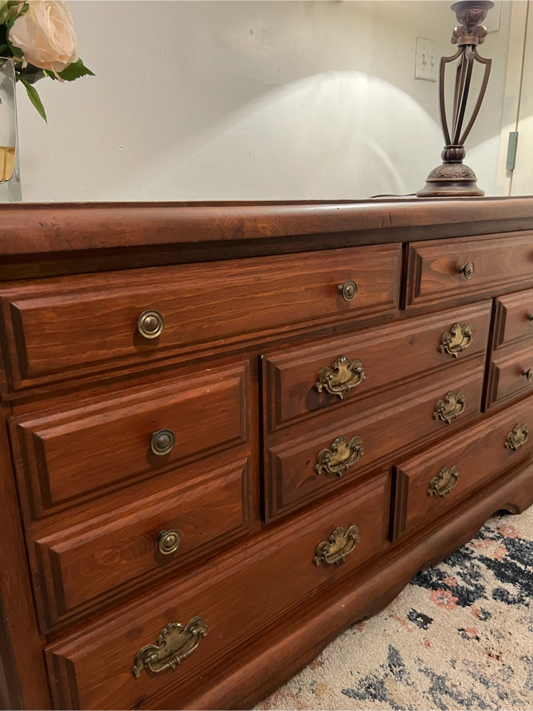 Traditional Vintage-Style Wooden Dresser 7-Drawer Delivery Extra - photo 2