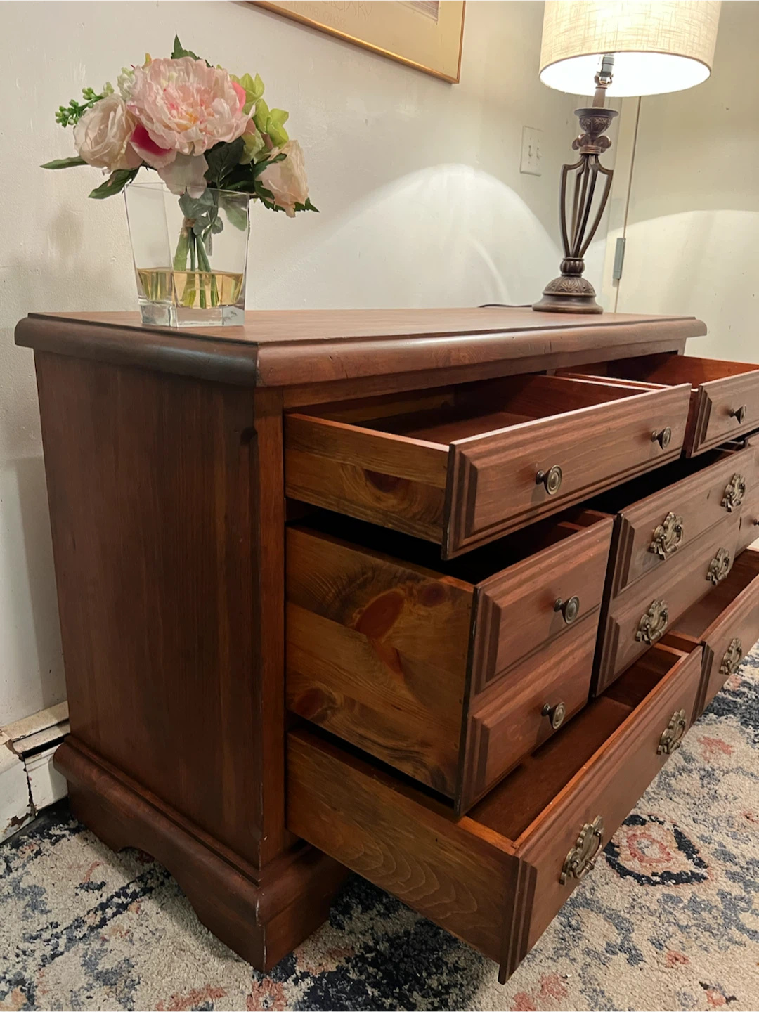 Traditional Vintage-Style Wooden Dresser 7-Drawer Delivery Extra - photo 3