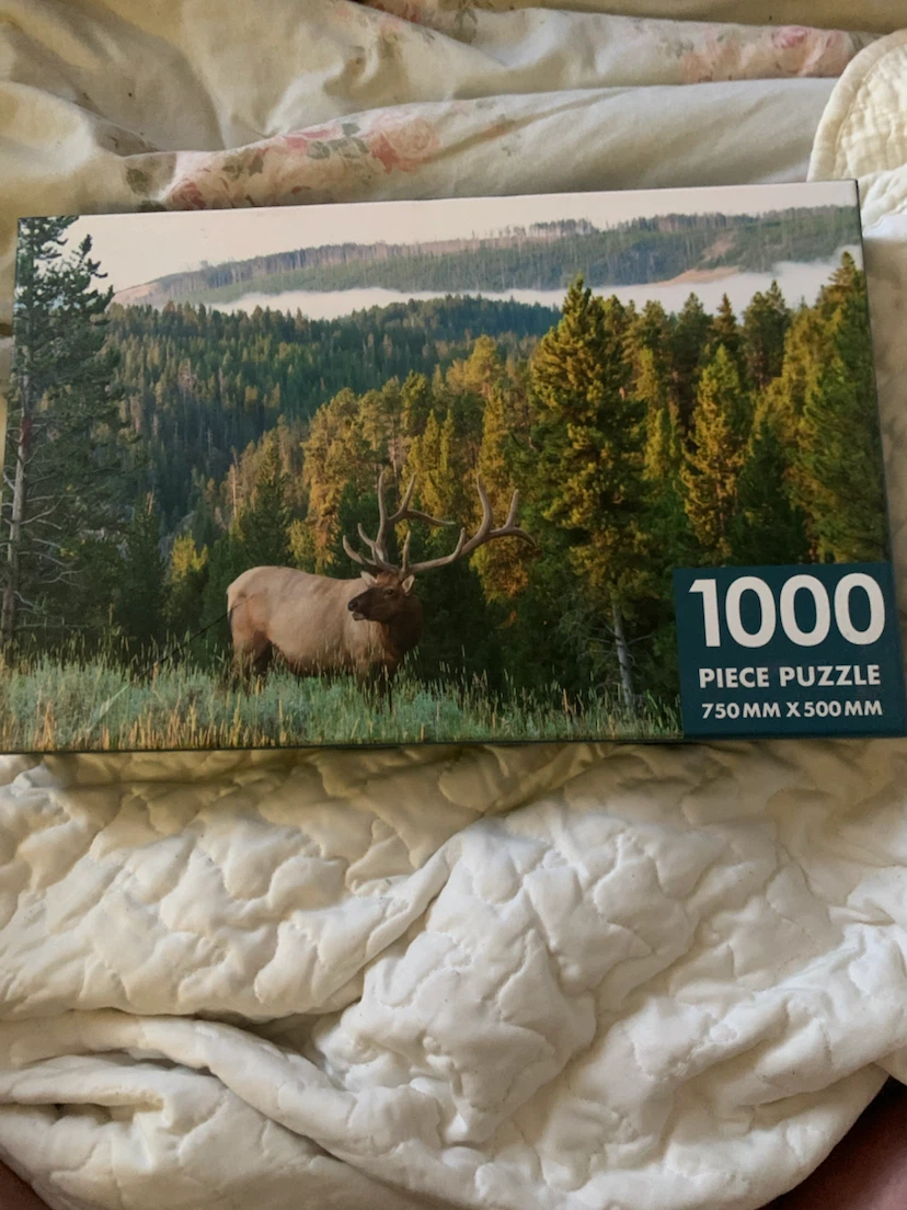 Elk Landscape 1000 Piece Jigsaw Puzzle