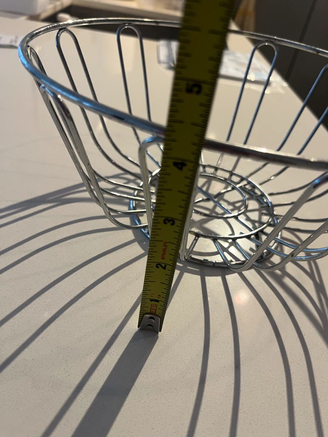 Chrome Wire Fruit Bowl - photo 3