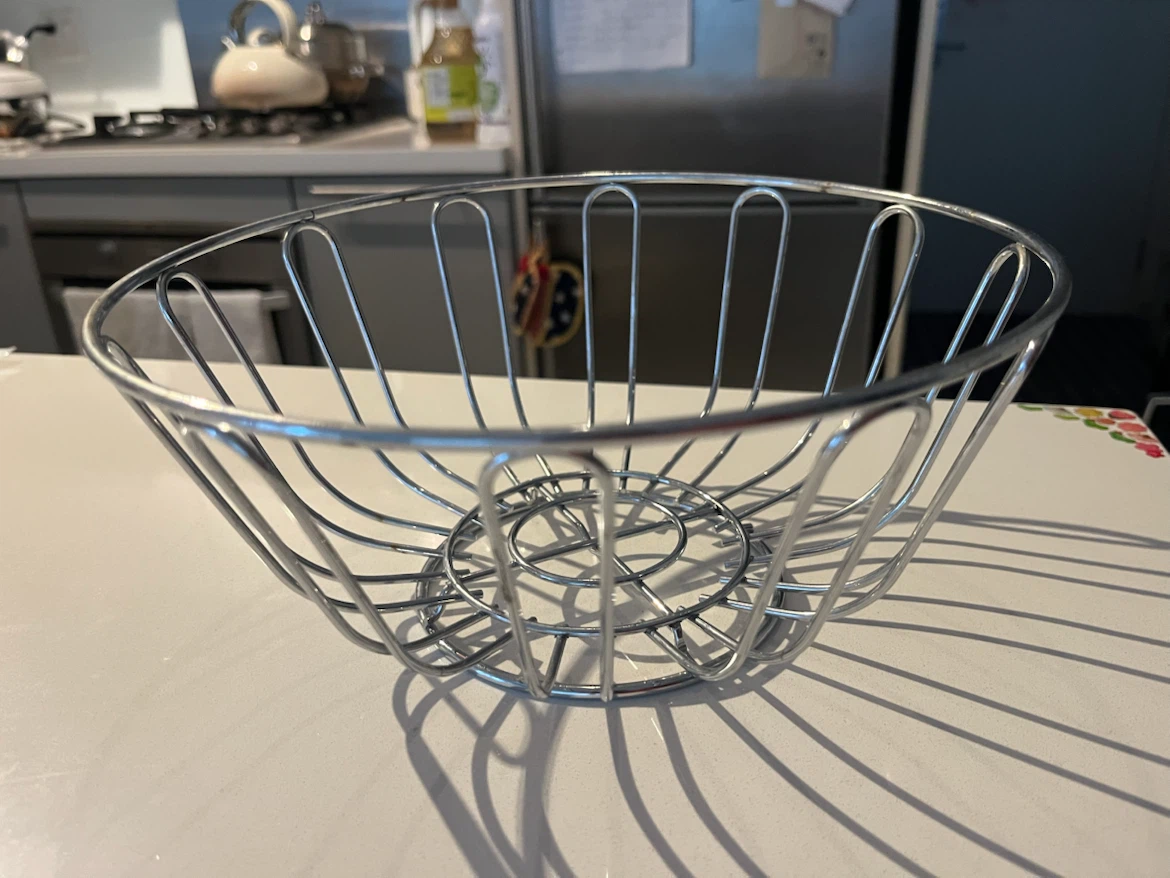 Chrome Wire Fruit Bowl - photo 4